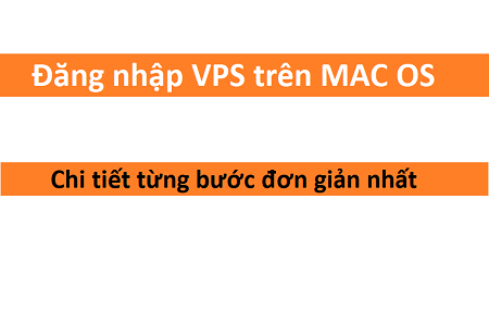Đăng nhập VPS trên MAC