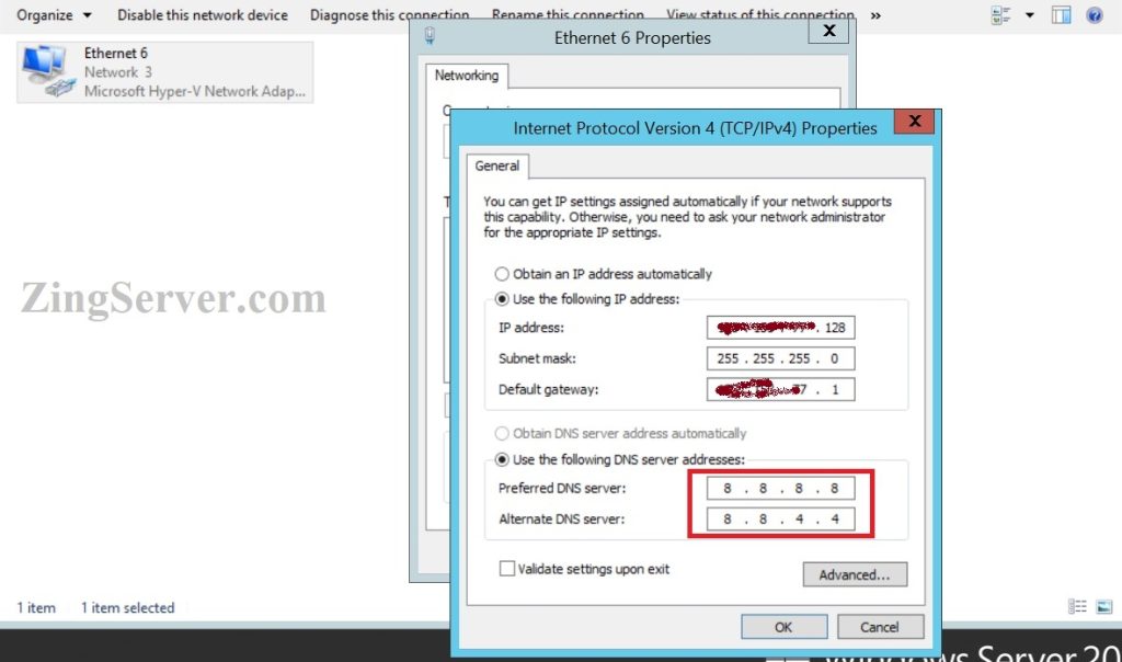 Đổi DNS VPS