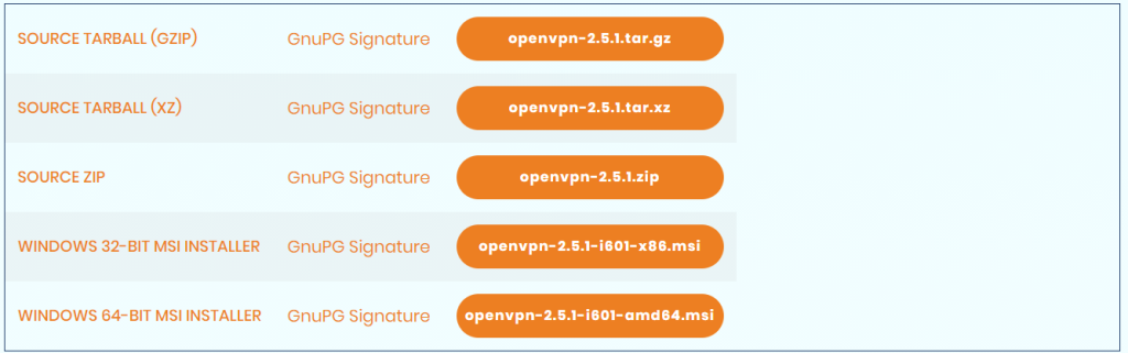 Tải bộ cài OpenVPN về VPS