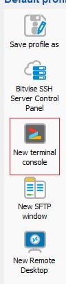 Console để điều khiển VPS Windows