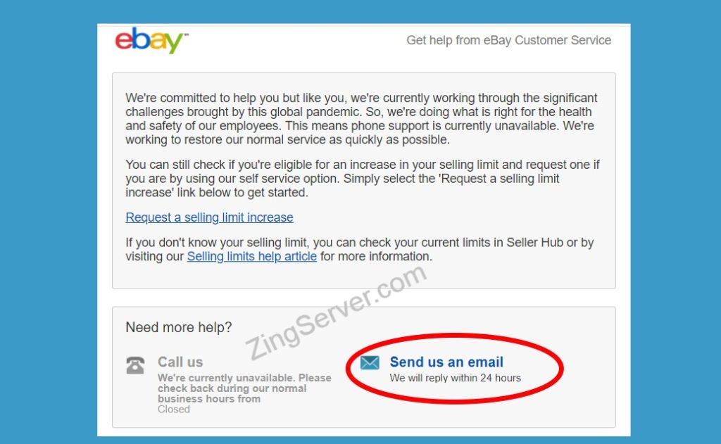 Restricked Ebay