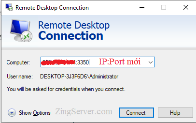 Hướng dẫn đổi port trên VPS Windows 10