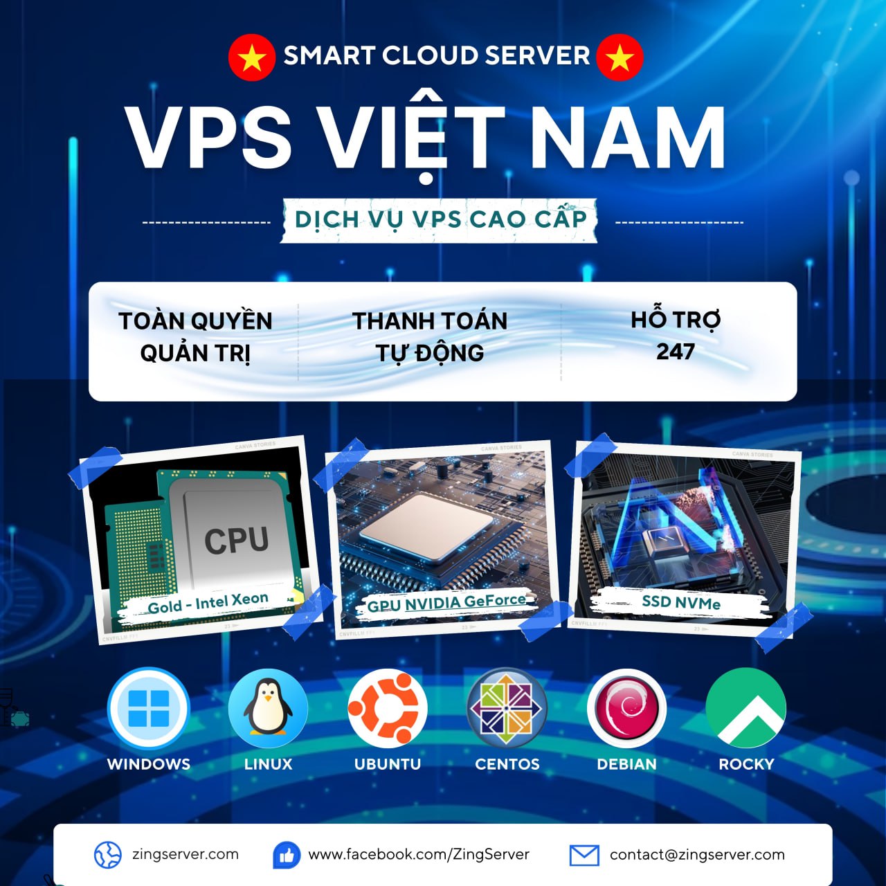 mua VPS Việt Nam giá rẻ tại ZingServer