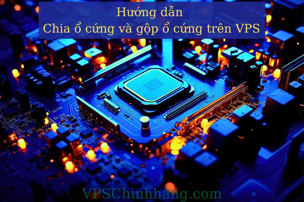 Hướng dẫn cách chia ổ cứng và gộp ổ cứng trên VPS