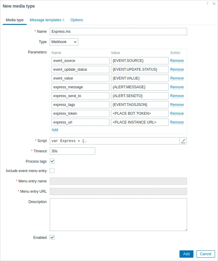 zabbix_media_webhook_express