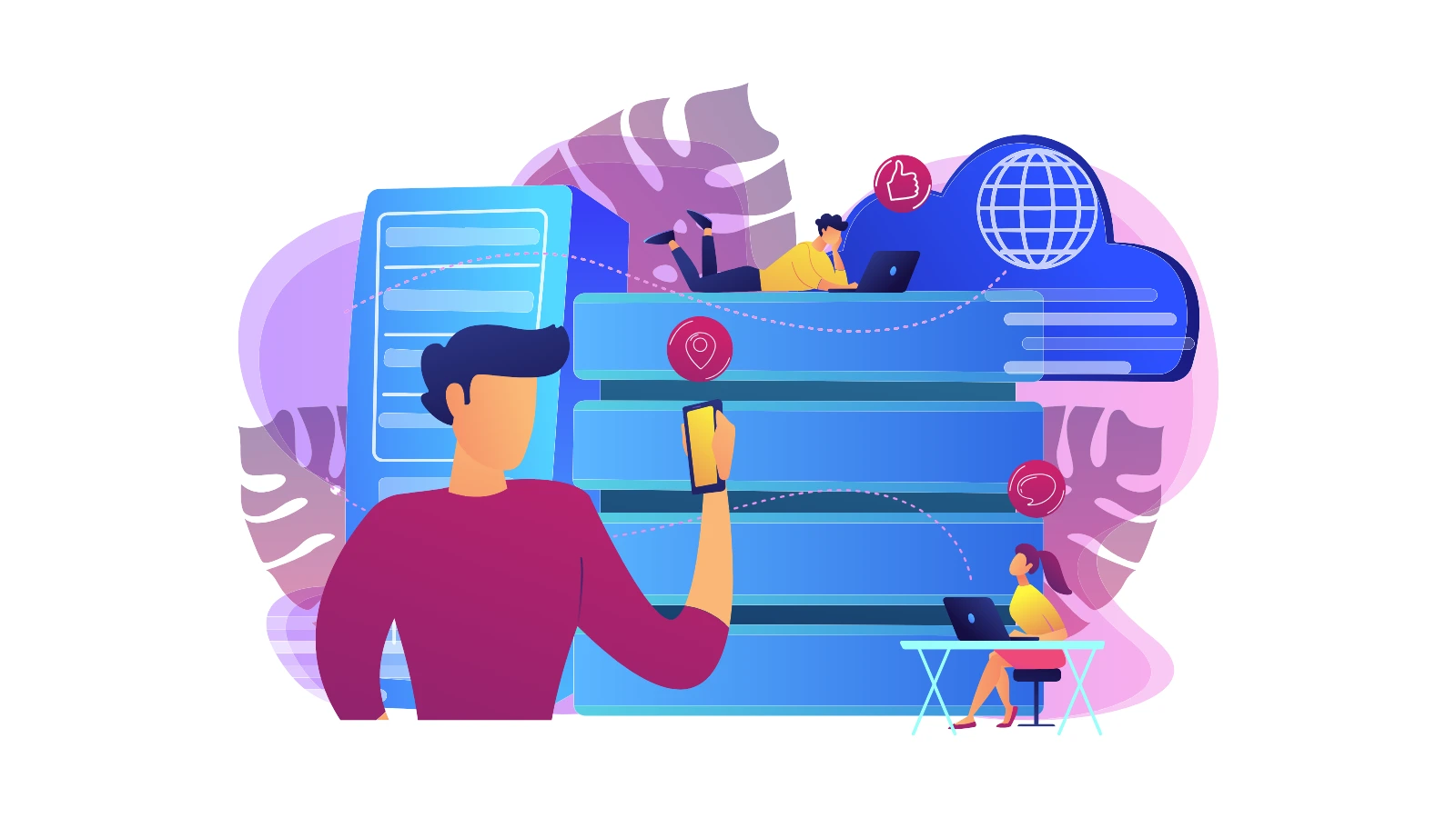 Proxy Server Illustration