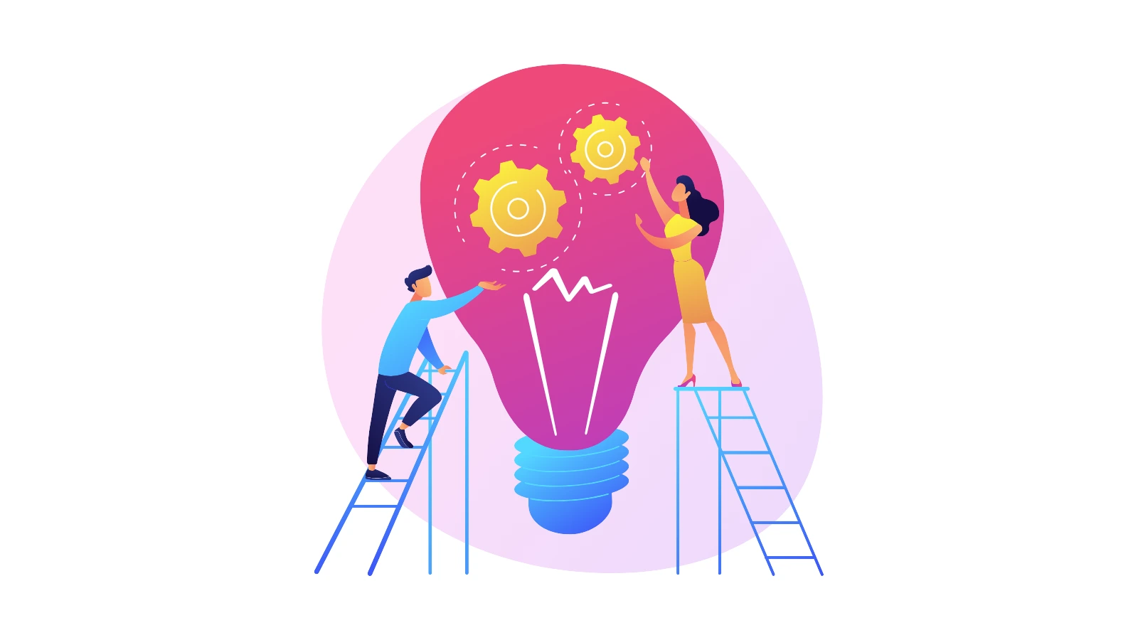 Tips and Creative Ideas Vector Concept Metaphor