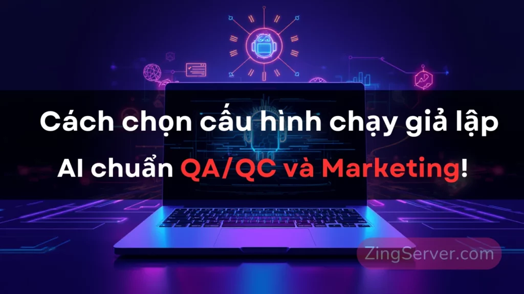 Cách chọn cấu hình VPS chạy giả lập Android tích hợp AI chuẩn QAQC và Marketing (2026)