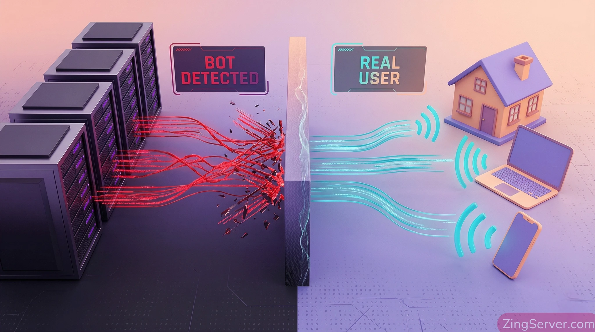 So sánh mức độ tin cậy của Datacenter Proxy và Residential Proxy trong Web Scraping.