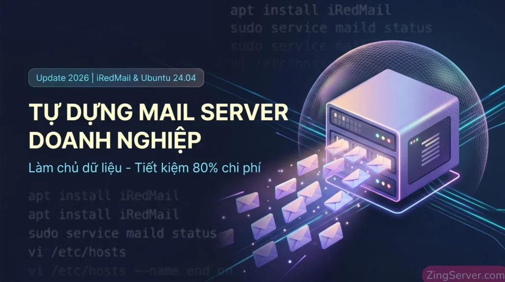 Hướng dẫn cài đặt iRedMail VPS Linux: tự xây dựng hệ thống Email Server chuyên nghiệp trên VPS Linux với iRedMail bản cập nhật 2026.