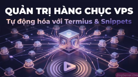 Hướng dẫn quản lý VPS bằng Termius và tính năng Snippets giúp SysAdmin chạy lệnh tự động hóa hàng loạt máy chủ.